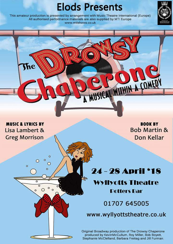 Elods presents 'The Drowsy Chaperone' April 2018