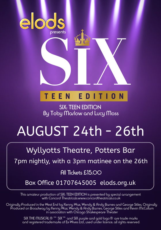 SIX -TEEN EDITION August 2023 Poster