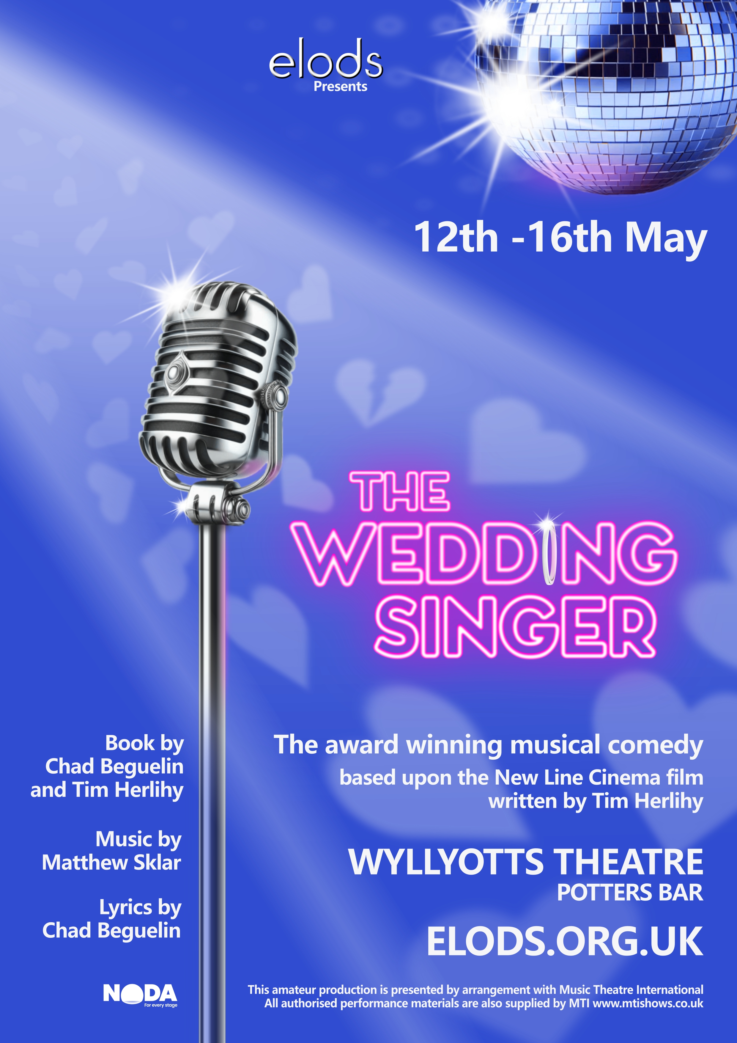 The Wedding Singer -  May 2026