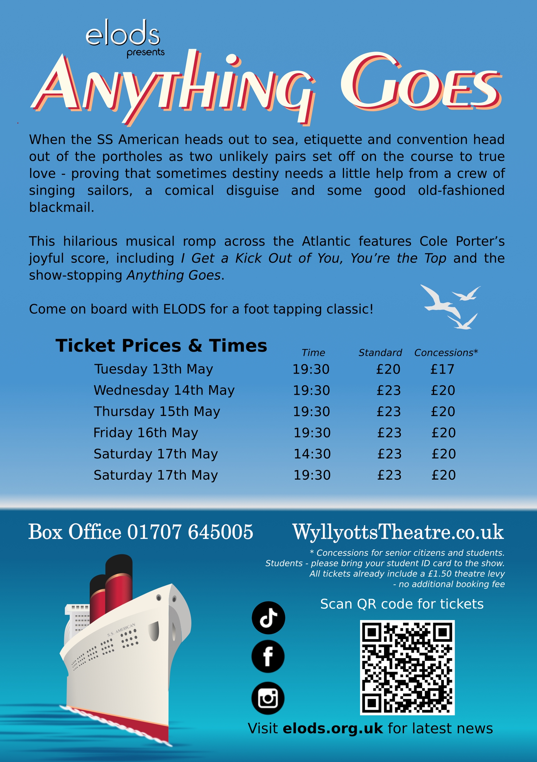 Anything Goes - Details and Prices